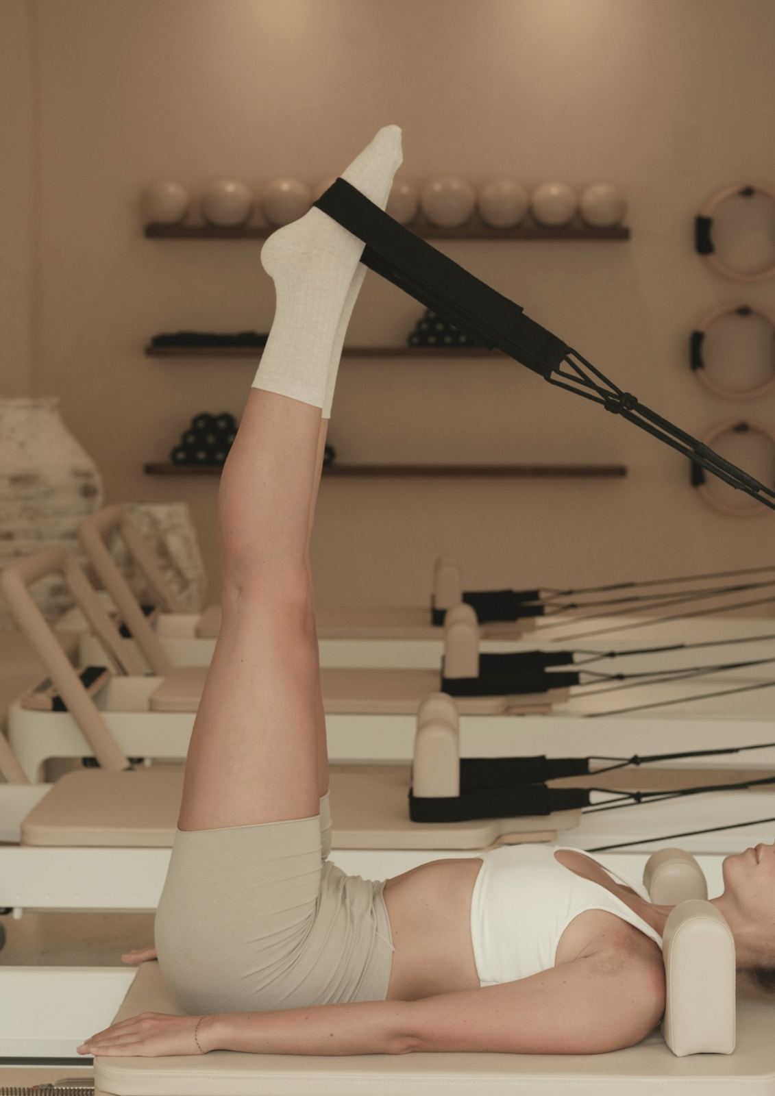 Lekce pilates na podložce